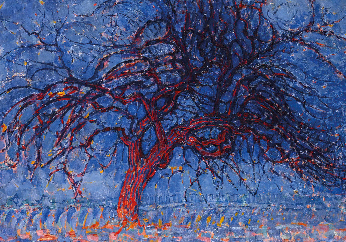 The Red Tree By Piet Mondrian Poster - Posterbox.dk