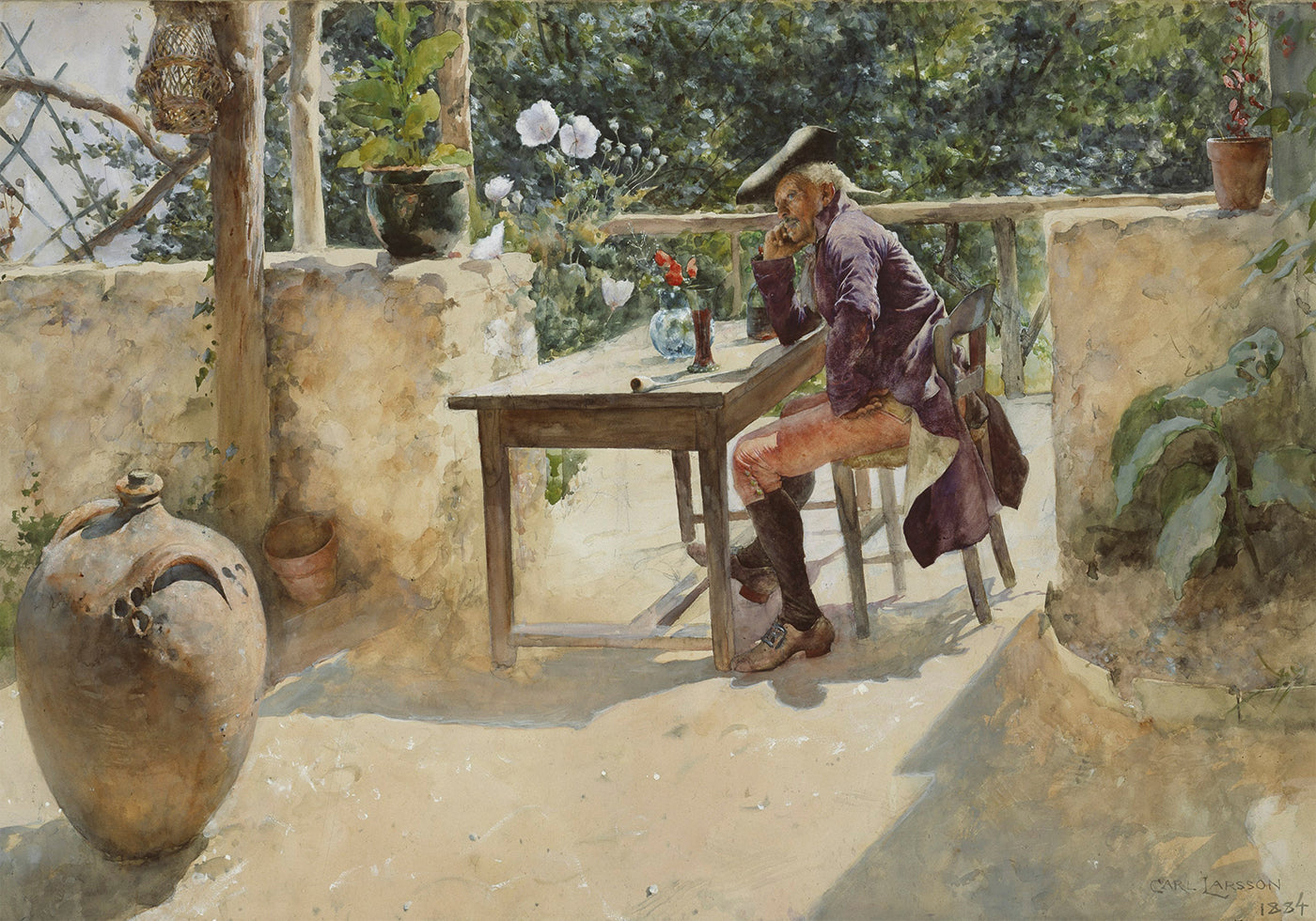 The Vine By Carl Larsson Poster - Posterbox.dk