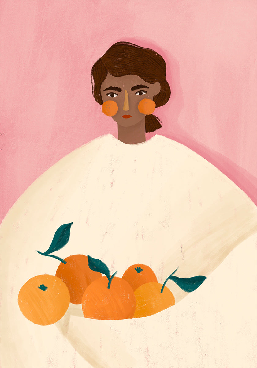 The Woman With the Oranges Poster