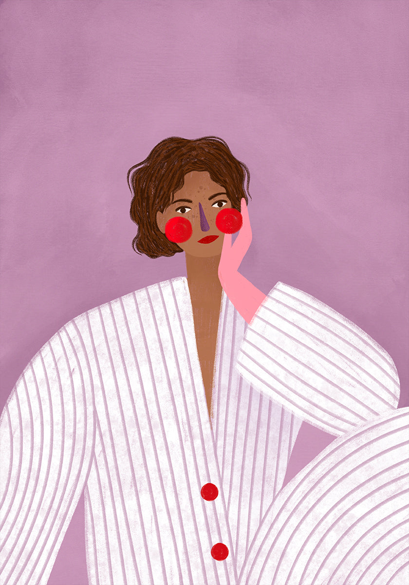 The Woman With the Pink Glove Poster