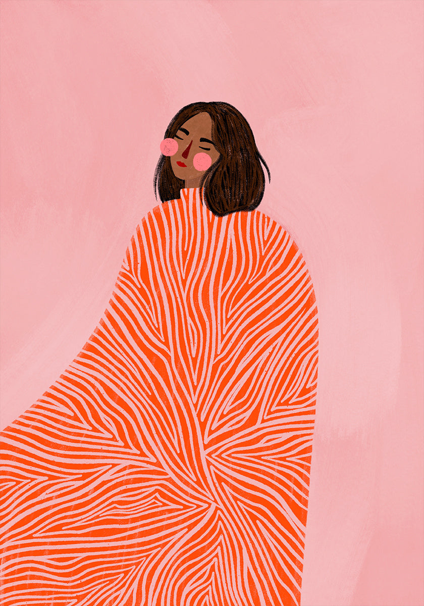 The Woman With the Swirls Poster