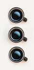 Three Cups Of Coffee Poster - Posterbox.dk