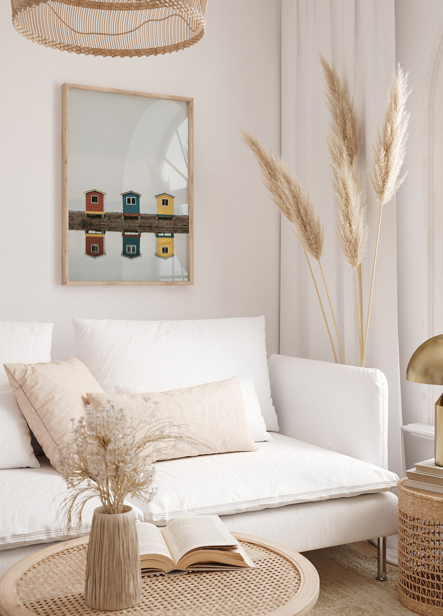 Three Cute Building in Cavendish, Canada Poster - Posterbox.dk