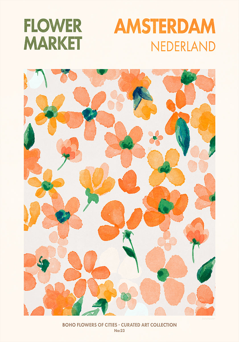 “Vibrant Blooms” Poster