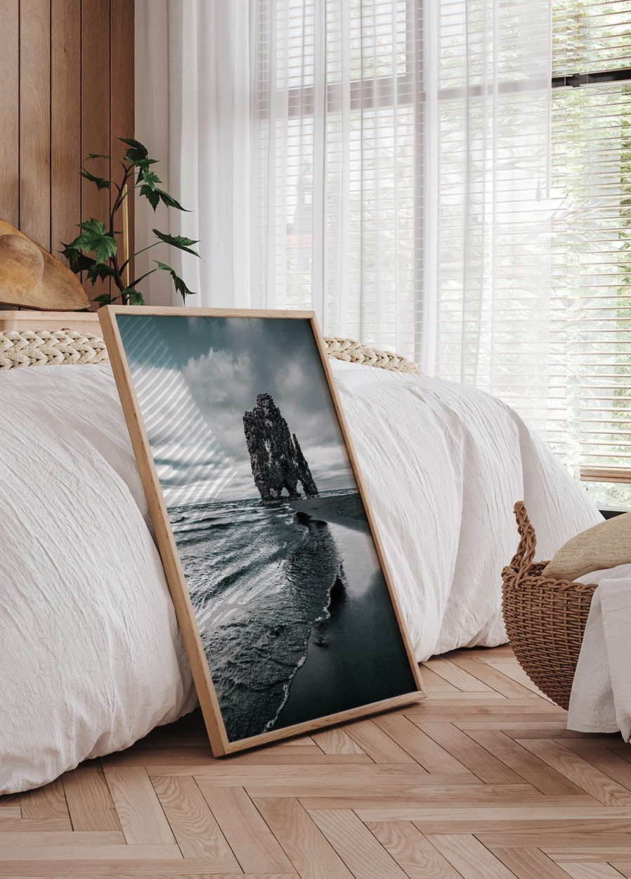 View of Basalt Stack - Hvitserkur Poster - Posterbox.dk