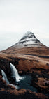 Kirkjufell Mountain and Waterfalls Poster - Posterbox.dk