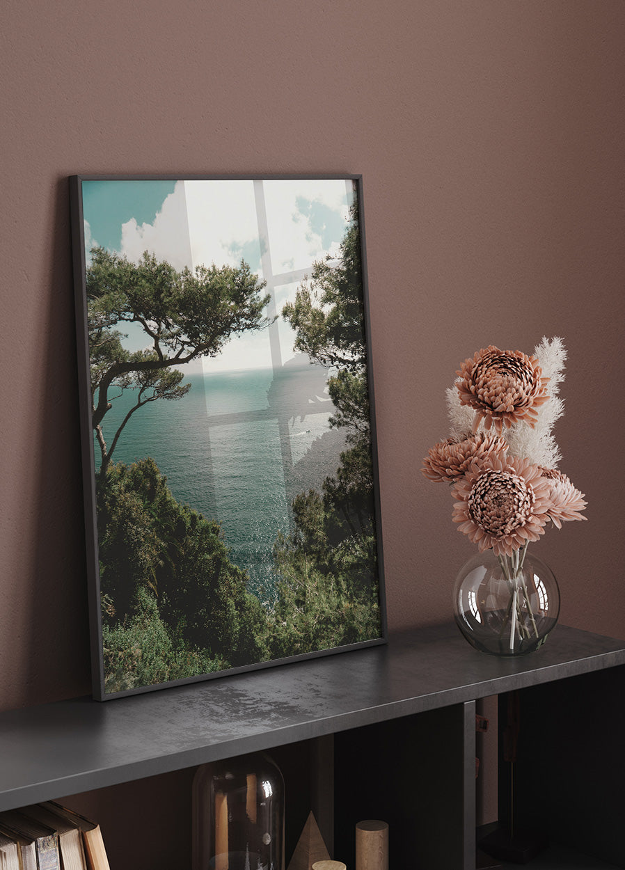 View of the Mediterranean Poster - Posterbox.dk