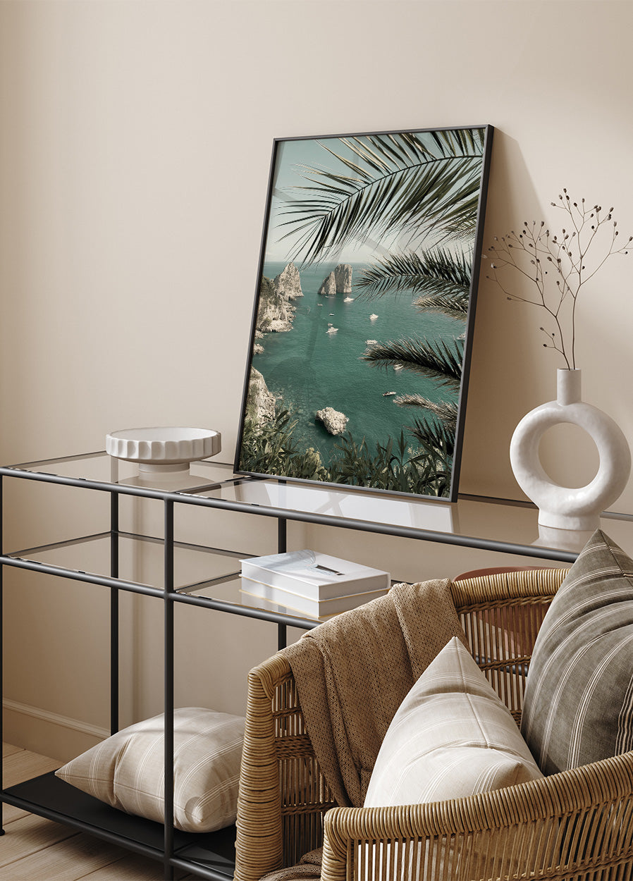 View Of The Mediterranean Poster - Posterbox.dk