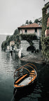View Of The City From Lake Como Poster - Posterbox.dk