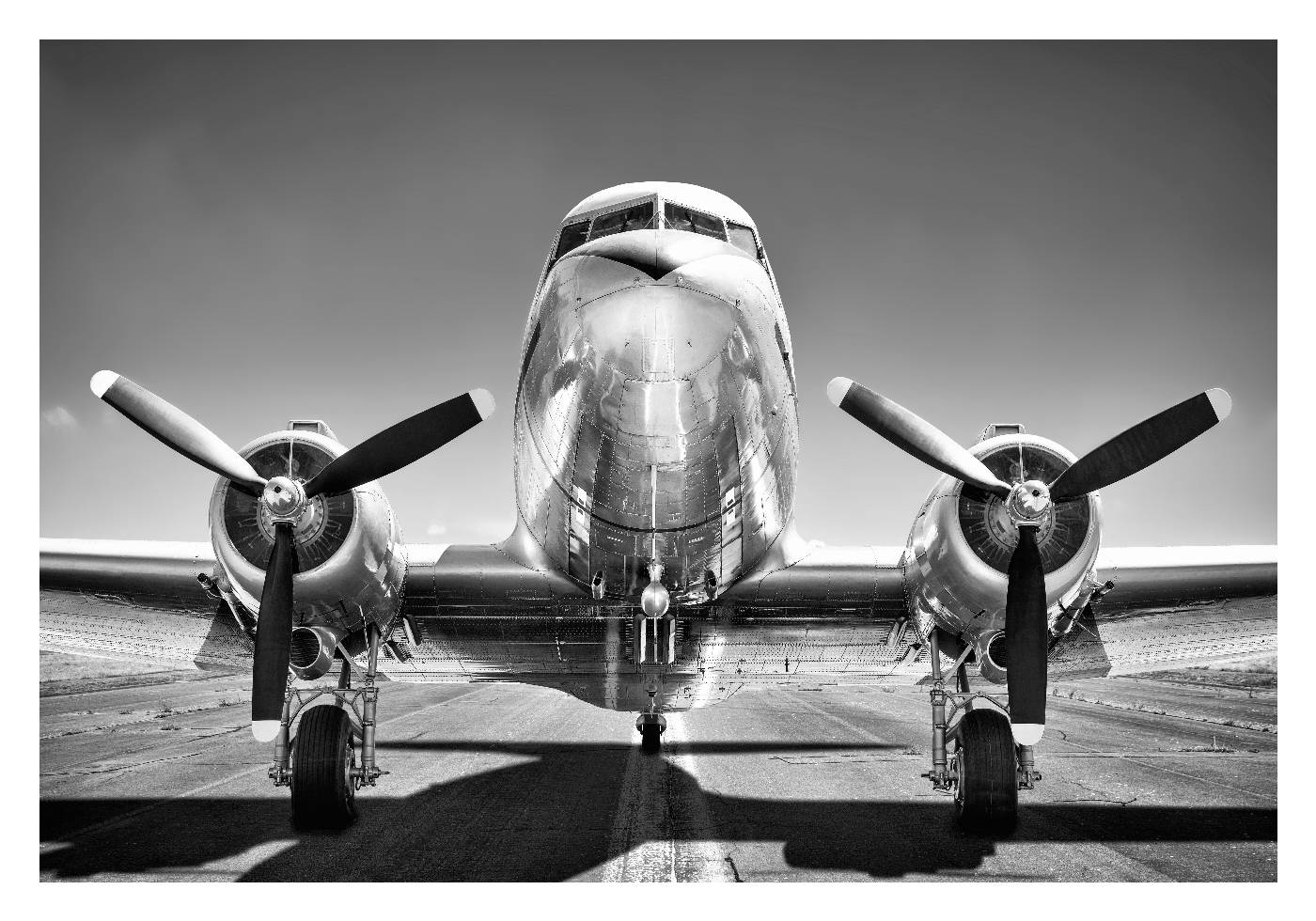 Vintage Airplane Poster - Posterbox.no