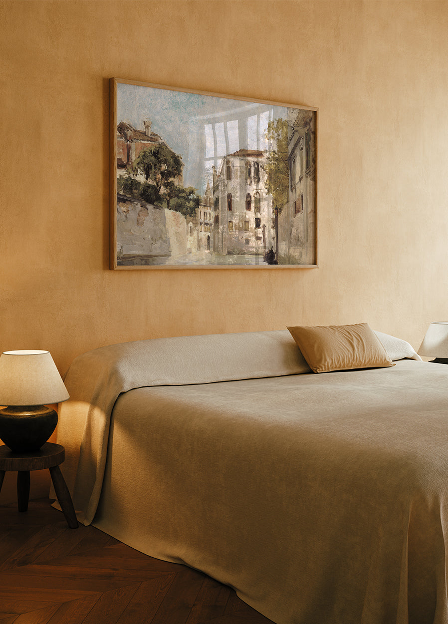 Vue De Venise By Arnold Scheffer Poster - Posterbox.dk