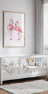 Watercolor Flamingos Poster - Posterbox.dk