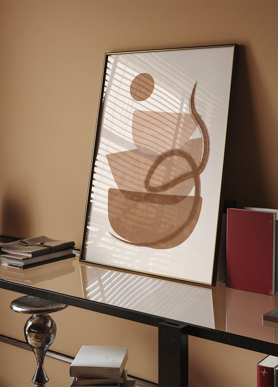 Watercolor Shapes Poster - Posterbox.dk