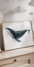 Watercolor Whale Poster - Posterbox.dk