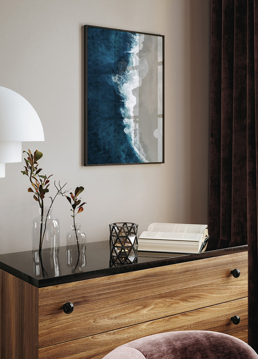 Waves Wash To The Shore Poster - Posterbox.dk