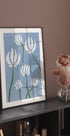 White Flowers Poster - Posterbox.dk