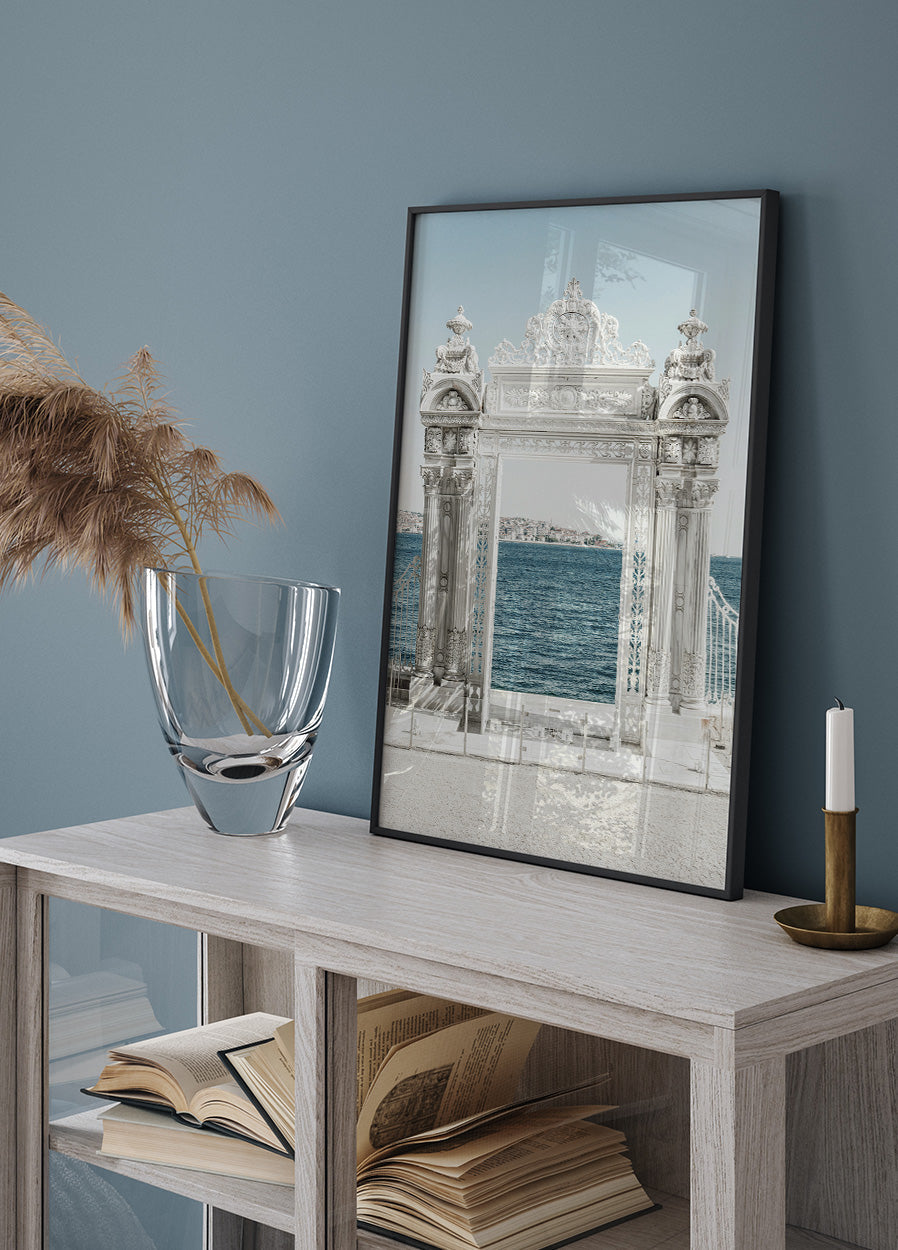 White Gate of Dolmabahce Palace, Turkey Poster - Posterbox.dk