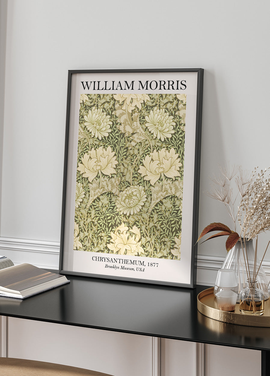 William Morris Chrysanthemum Poster - Posterbox.dk
