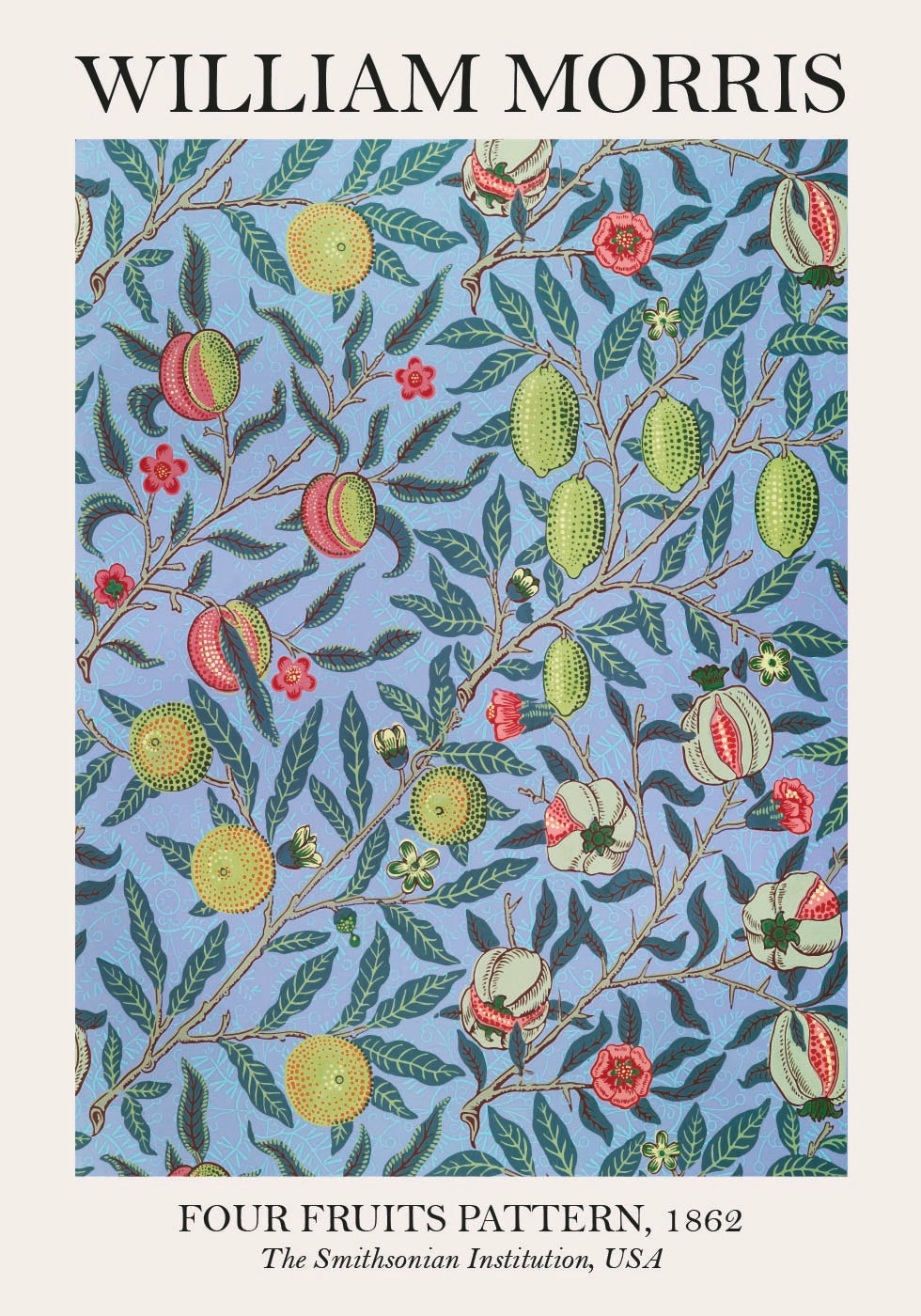 William Morris Four Fruits Poster - Posterbox.dk