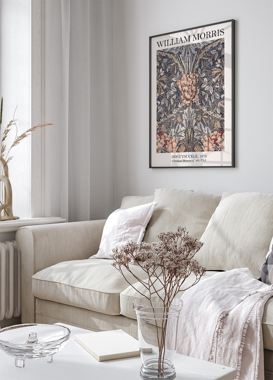William Morris Honeysuckle Poster - Posterbox.dk