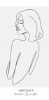 Woman Line Art Poster - Posterbox.dk