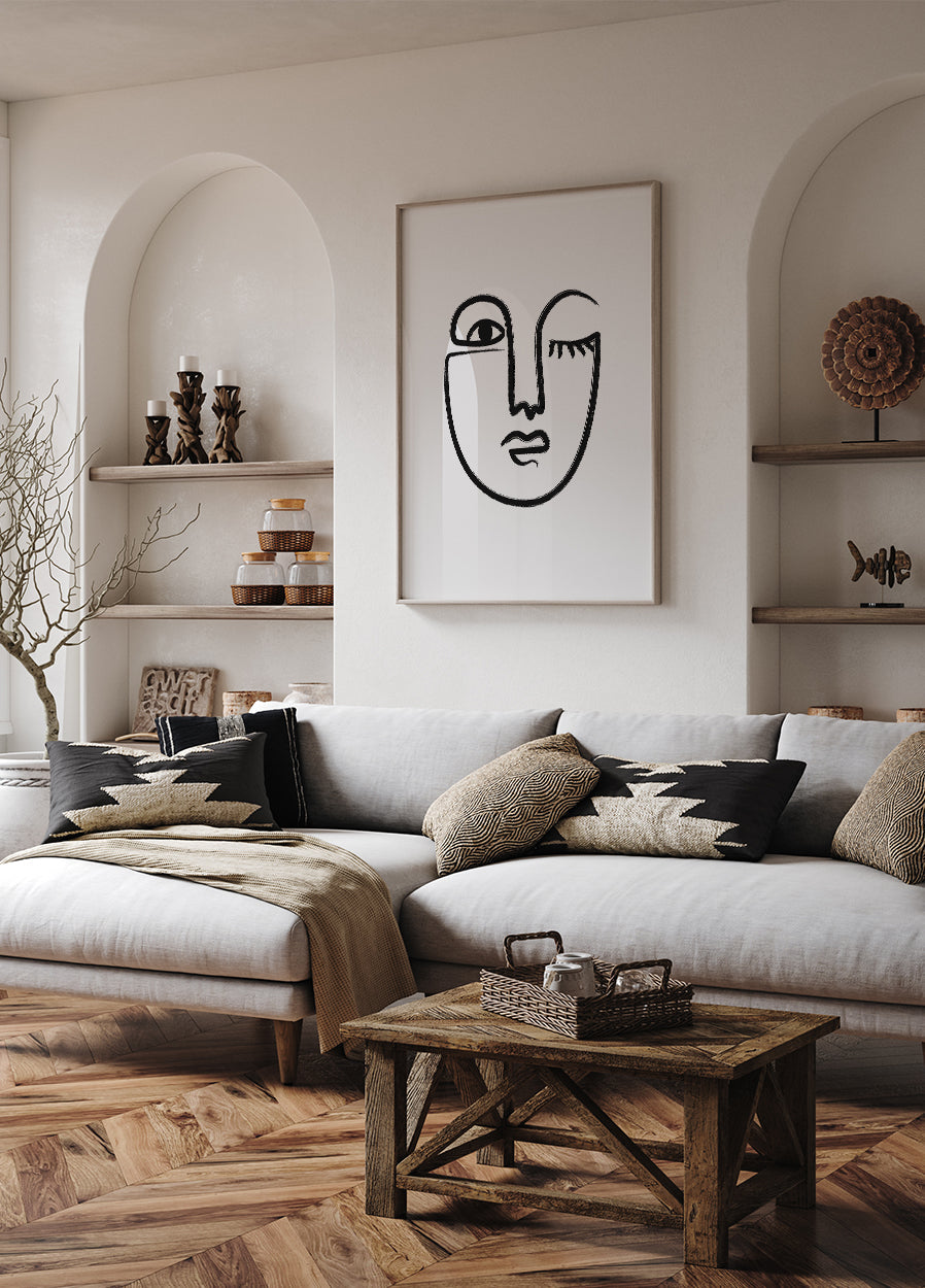 Woman Face Poster - Posterbox.dk