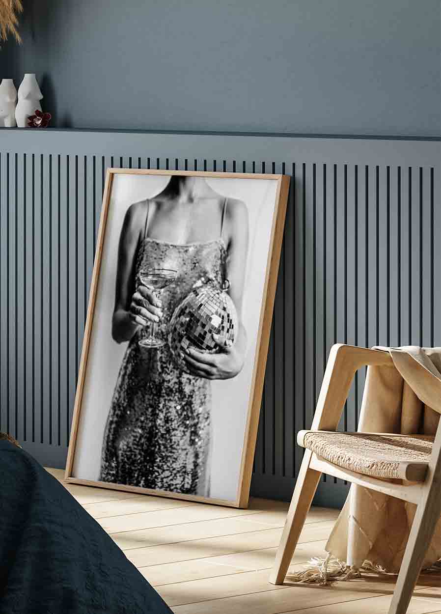 Luxury Fashion Champagne Poster - Posterbox.dk