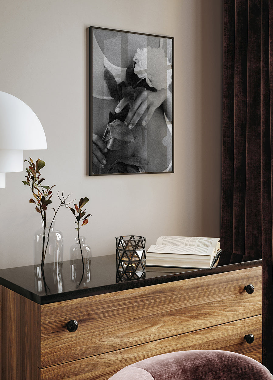 Woman with Flower Poster - Posterbox.dk