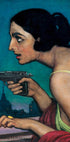 Woman with a Gun Vintage Poster - Posterbox.dk