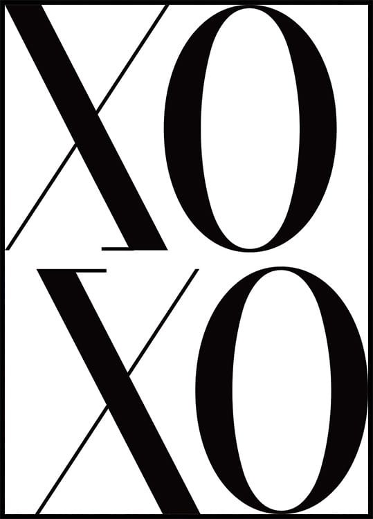 XOXO Poster - Posterbox.dk
