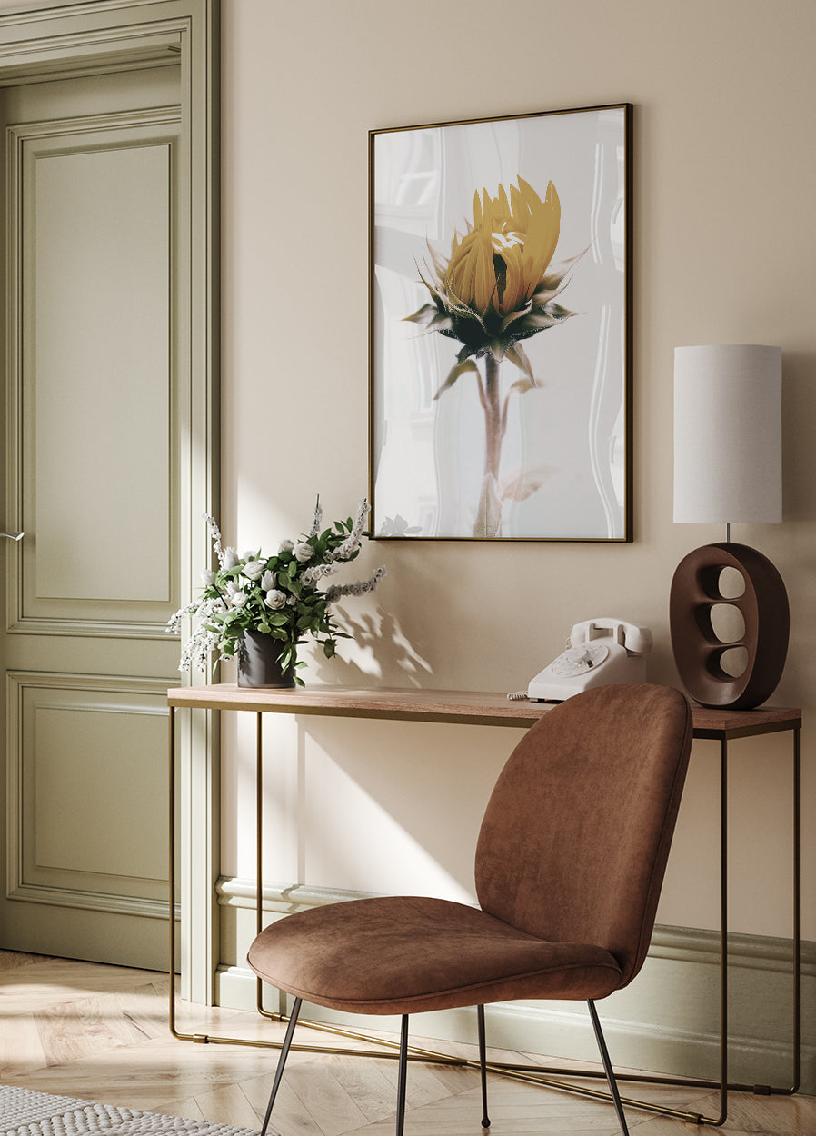 Yellow Sunflower Poster - Posterbox.dk