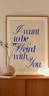 Weird With You, blue Plakat - Posterbox