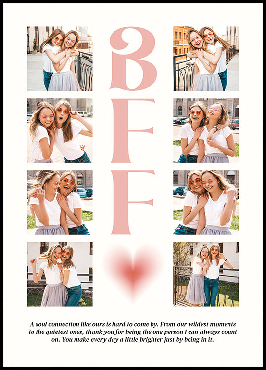 BFF Photo Collage Personal - Posterbox