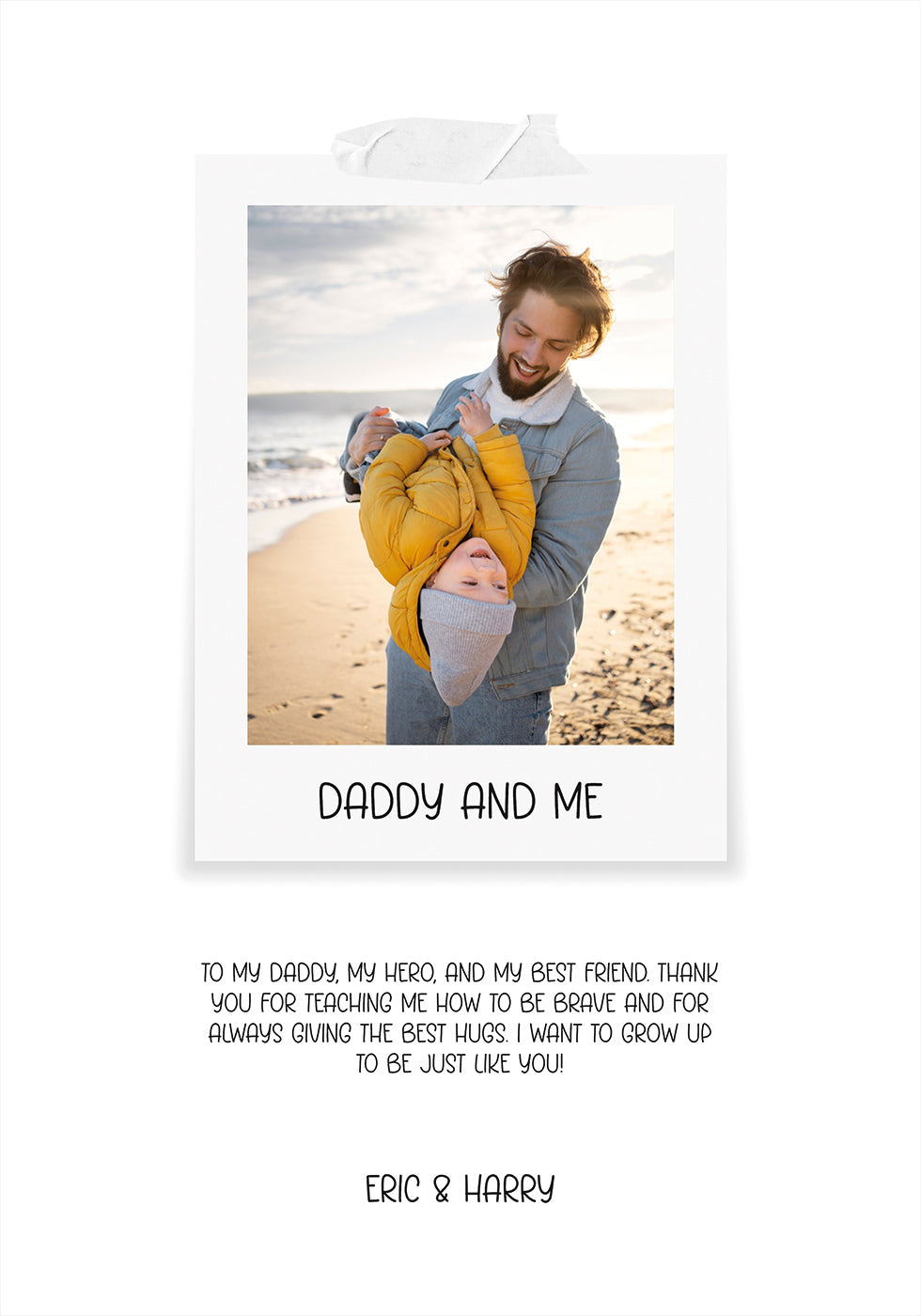My Daddy Photo Personal Poster - Posterbox