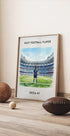 Youth football Girl Personal Poster - Posterbox