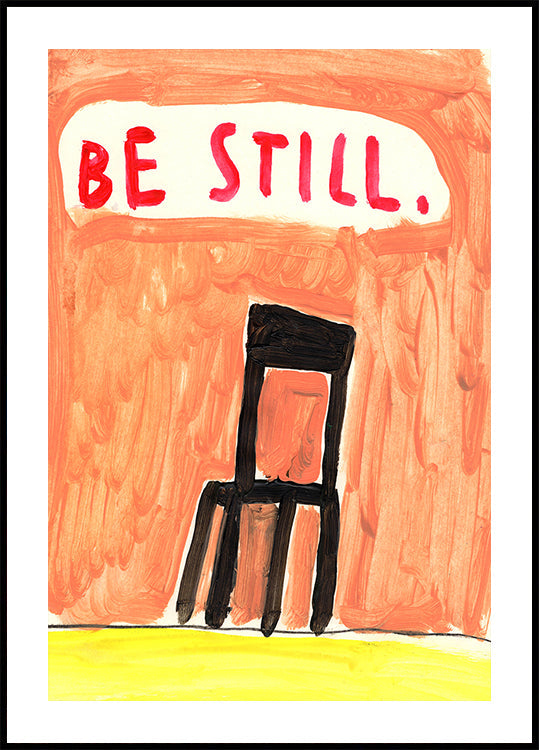 Black Chair Plakat - Posterbox