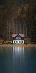 A House On The Shore Of The Lake Poster - Posterbox.dk