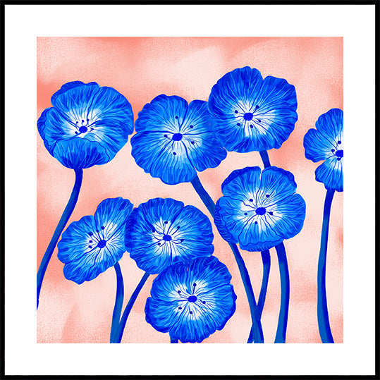 Indigo Blooms (NEW) - Posterbox