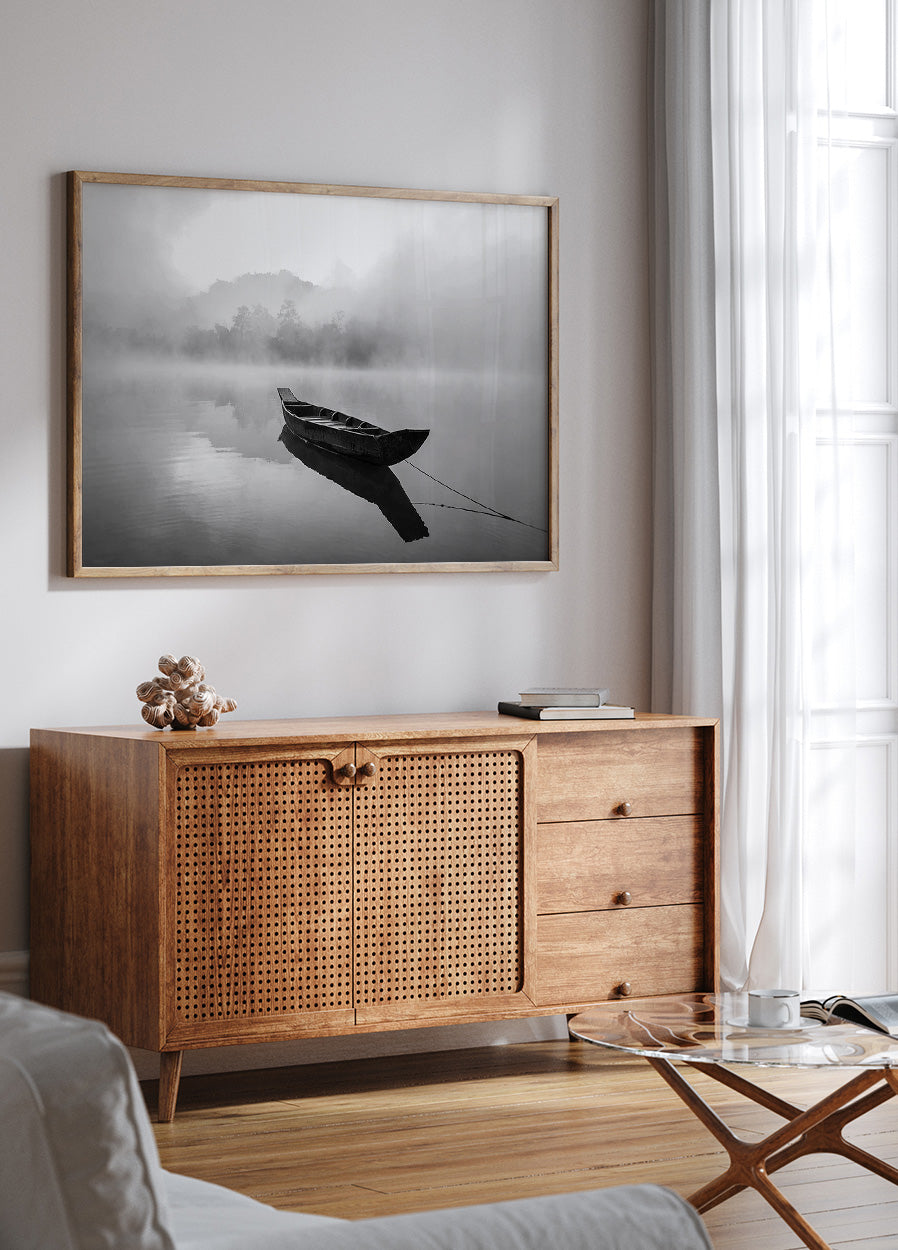 Alone Boat Poster - Posterbox.dk