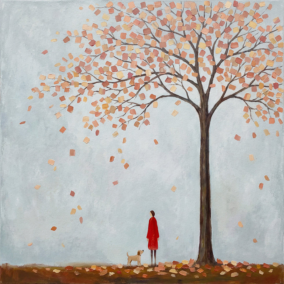 Dog Walking In Autumn (NEW) - Posterbox
