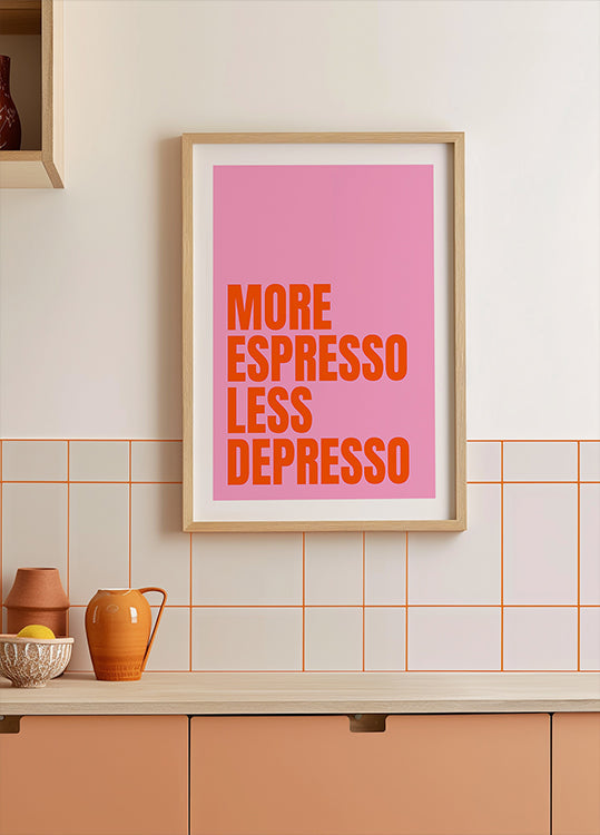 Caffeine Vibes Plakat - Posterbox