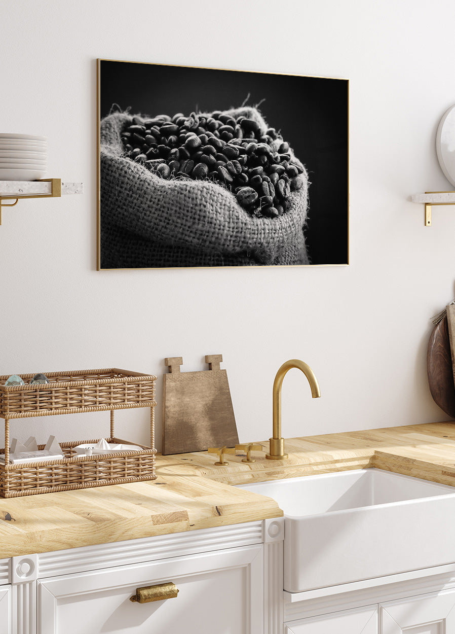 Bag Of Coffee Beans Poster - Posterbox.dk