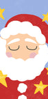 Santa Claus with Stars Plakat - Posterbox