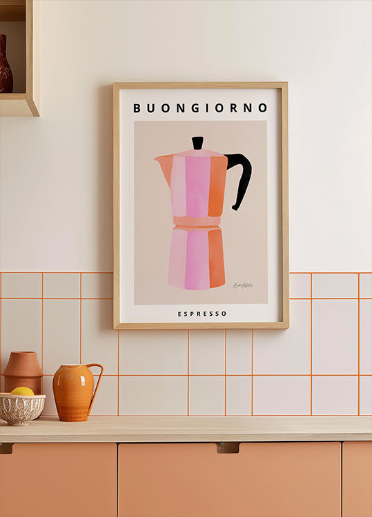 Buongiorno Espresso Plakat - Posterbox