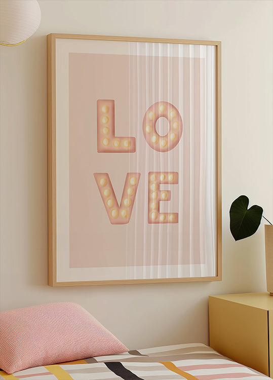 LOVE Light Letters Pink (NEW)