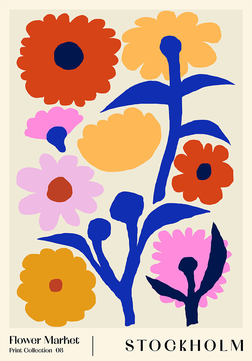 Flower Market. Stockholm (NEW) - Posterbox