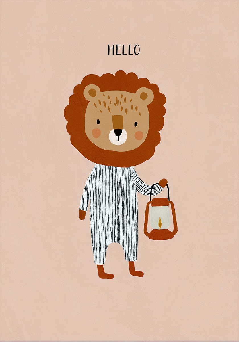 Hello(lion) Plakat - Posterbox