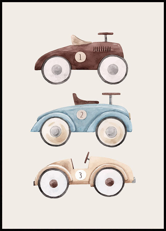 Toy Cars Poster - Posterbox.no
