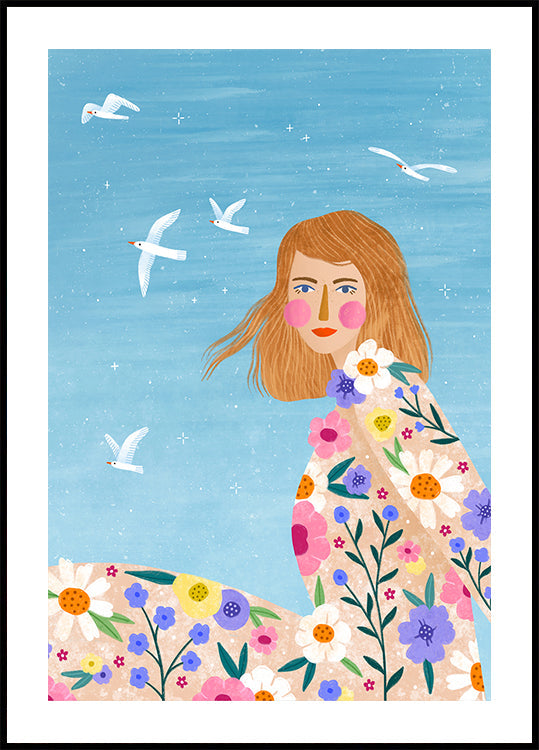 Floral Breeze Plakat - Posterbox