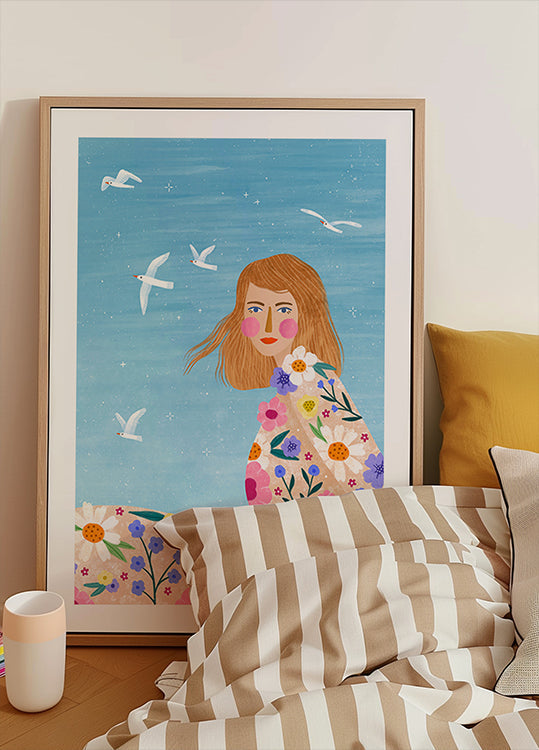 Floral Breeze Plakat - Posterbox
